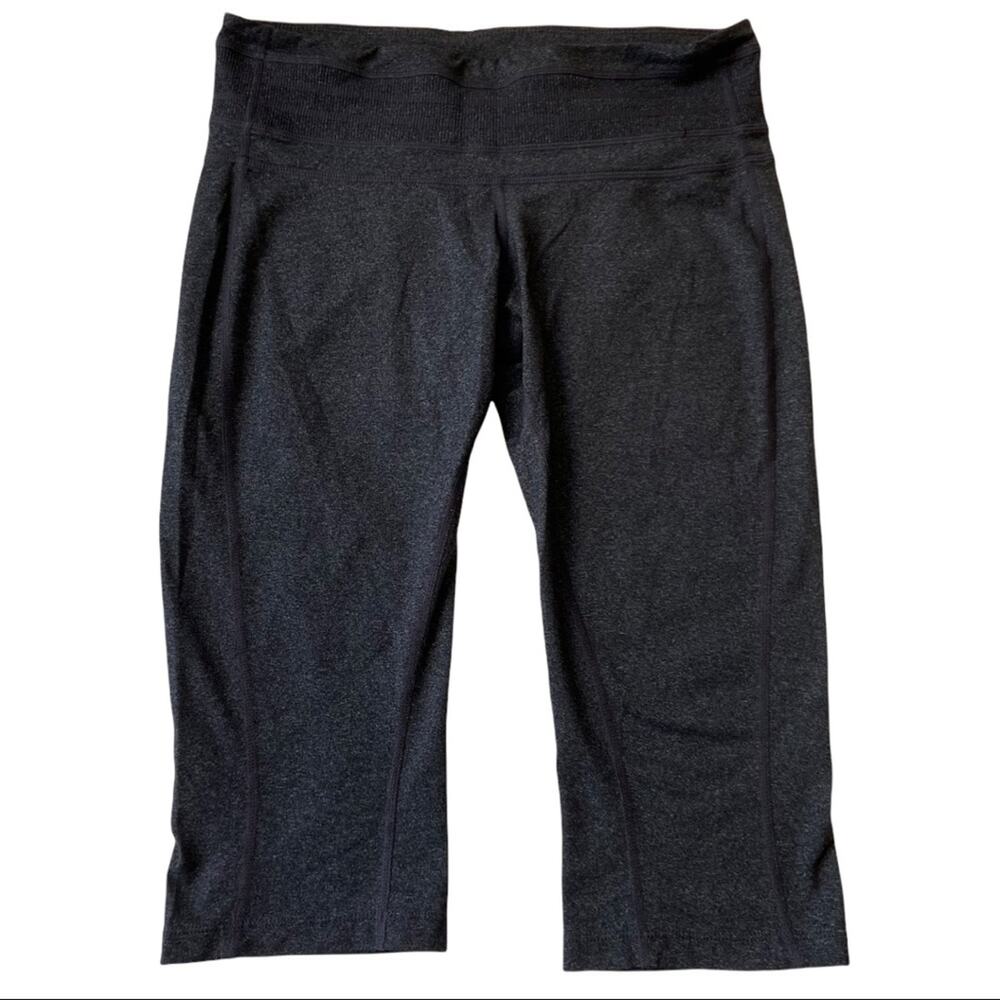 Prana Grey Capri Athletic Leggings Women's Size Medium